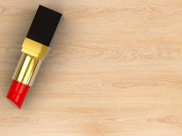 Nuevo lápiz labial rojo — Foto de Stock