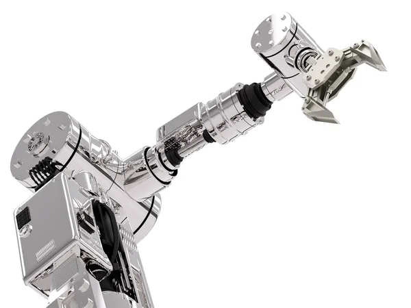 金属ロボット アーム — ストック写真