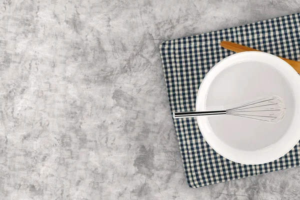 Kawat kocokan dalam mangkuk — Stok Foto