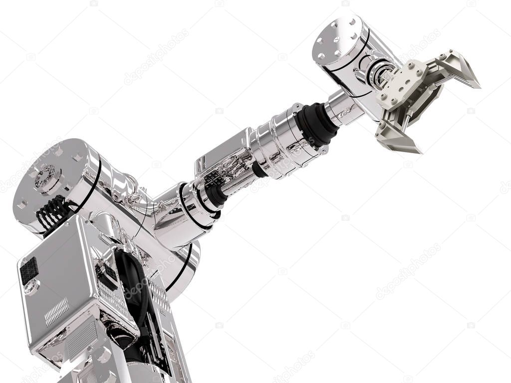 metal robotic arm