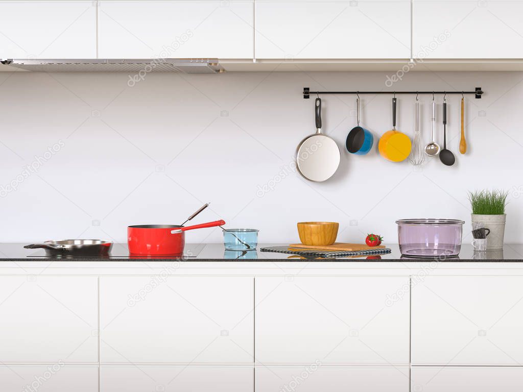 modern kitchen interior