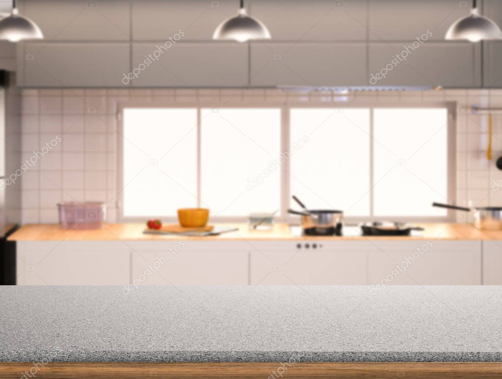 empty granite counter 