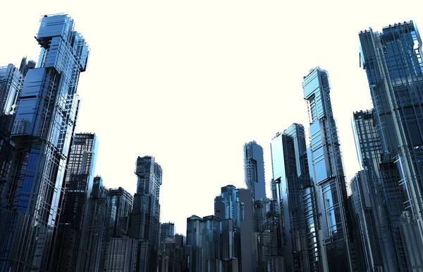 Modernes Gebäude oder moderne Stadt — Stockfoto