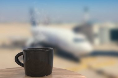 Havaalanı lounge kavramı 
