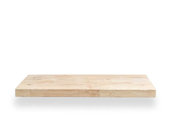 Drewniane licznik na białym tle — Zdjęcie stockowe