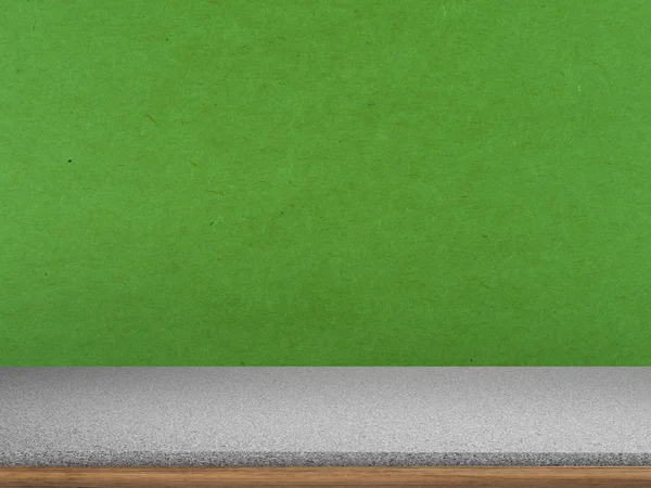 Yeşil zemin üzerine granit tezgah — Stok fotoğraf