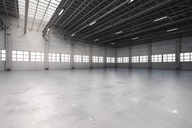 İçi boş fabrika.