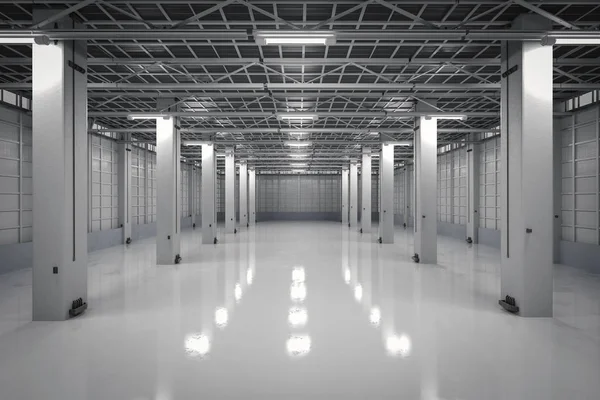 Empty factory interior — Stock Photo, Image
