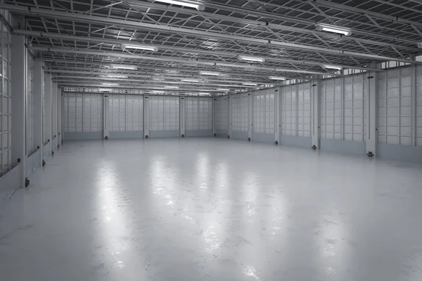 Interior vazio da fábrica — Fotografia de Stock