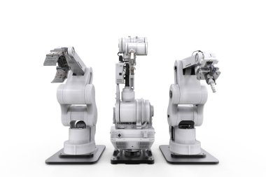 üst üste robot savaş silahları