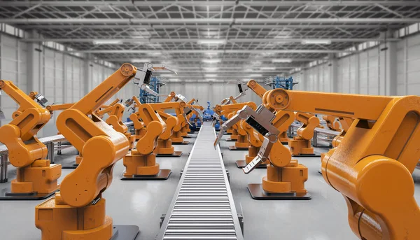 Automatyzacja przemysłu koncepcji — Zdjęcie stockowe
