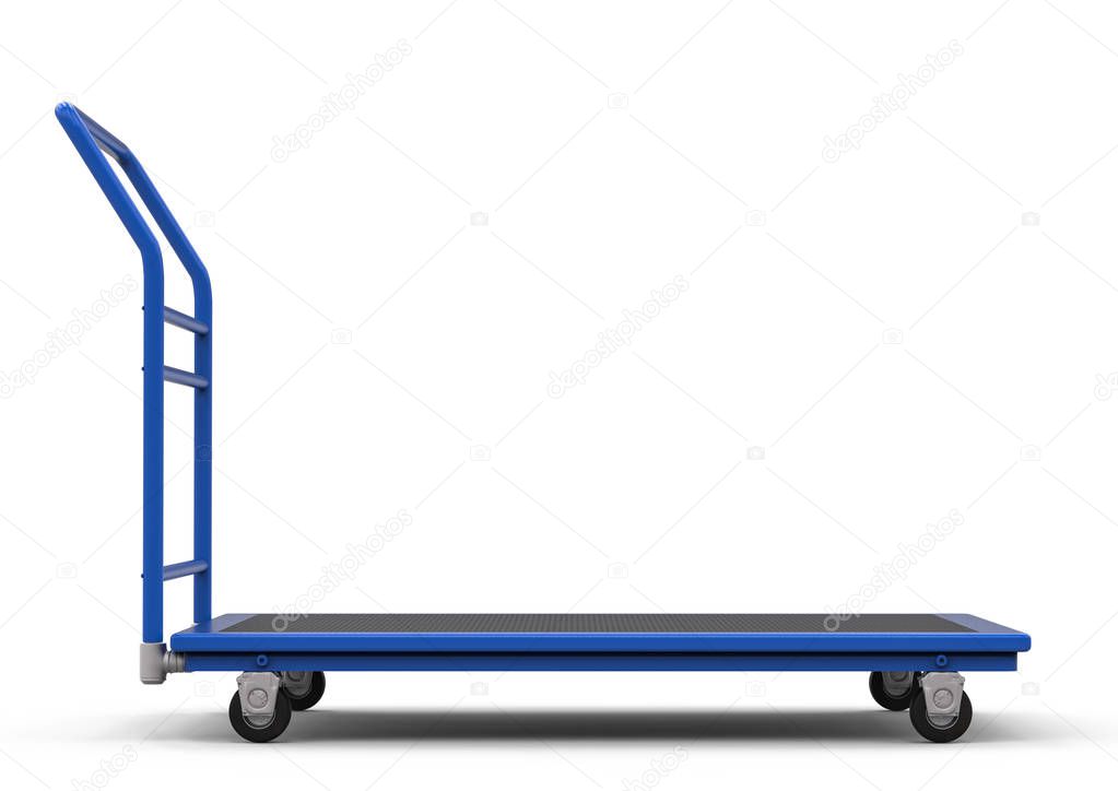 warehouse trolley or platform trolley