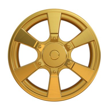 Araba disk izole 