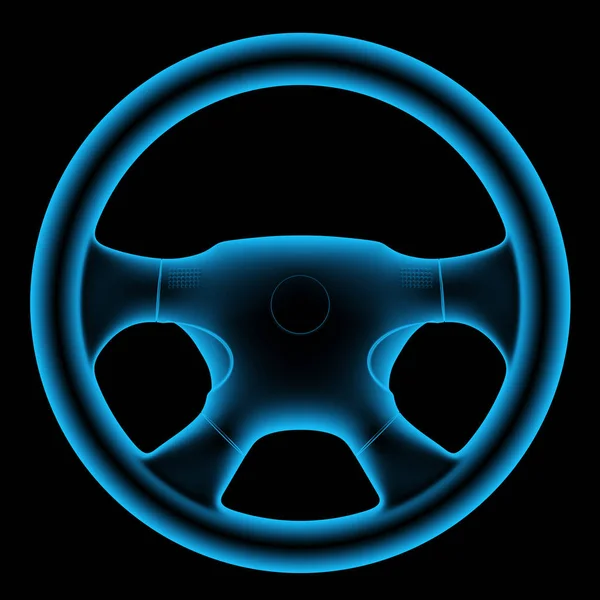 X ray steering wheel — Stock Photo, Image
