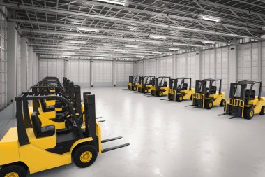  Forklift kamyon fabrikasında