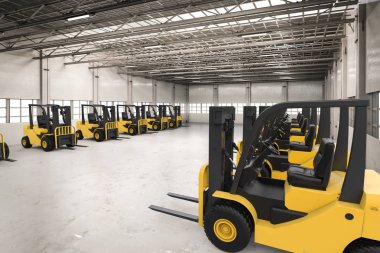  Forklift kamyon fabrikasında