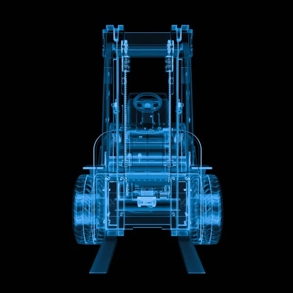 X ray heftruck — Stockfoto