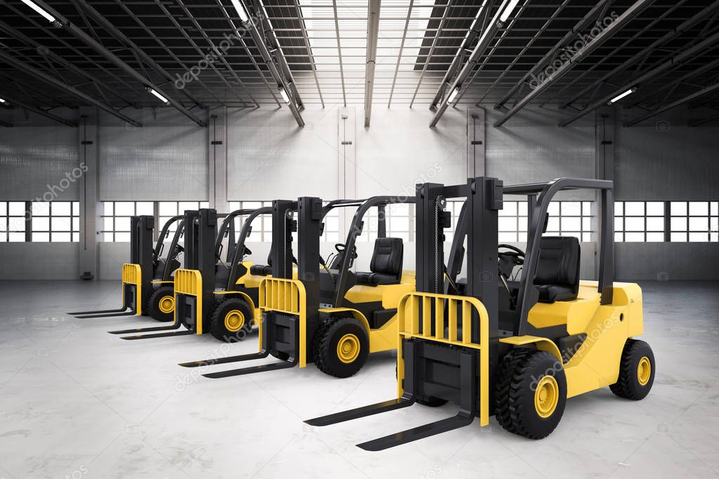  forklift truck in factory