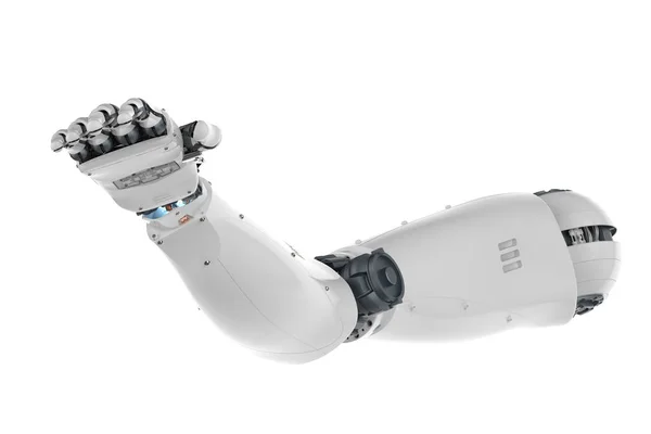 Mão robótica atingindo — Fotografia de Stock