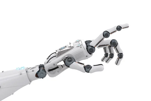 Robotic hand pekar — Stockfoto