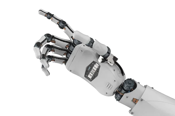 Robotikus kezét mutat — Stock Fotó