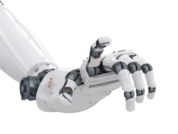 Mano robotica che punta — Foto Stock