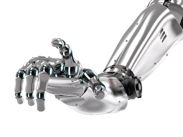 Robotic hand pekar — Stockfoto