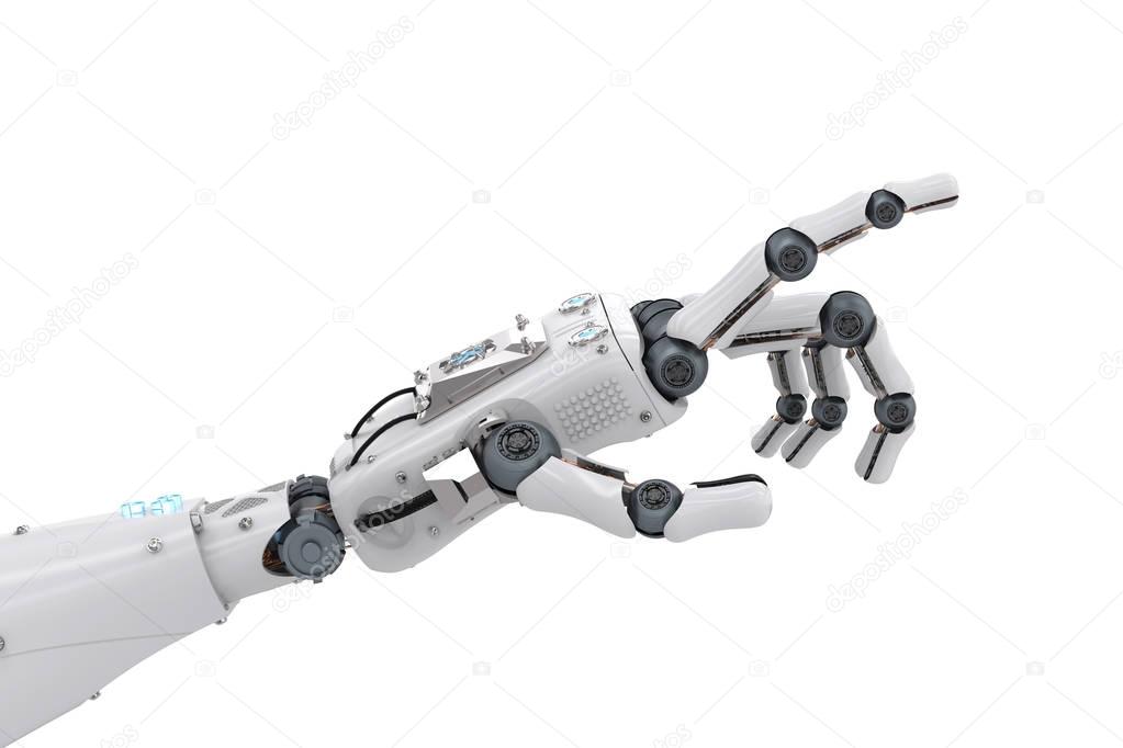 robotic hand pointing
