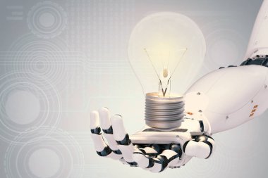 robot el ampul ile