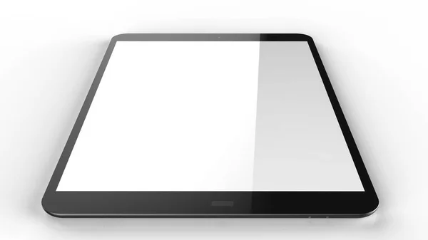 Tablet digitale schermo bianco — Foto Stock