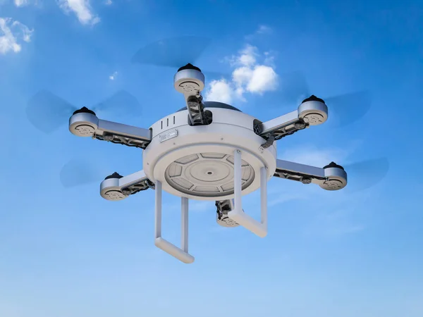 Égen repülő drone — Stock Fotó