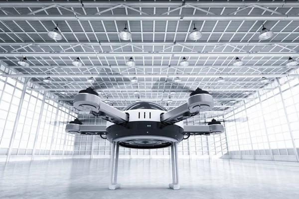 Drone in fabbrica — Foto Stock