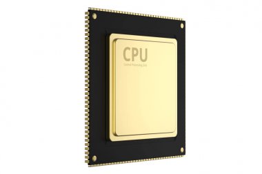 Altın cpu çip