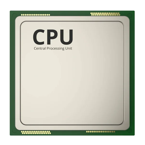 Chip o microchip cpu — Foto de Stock