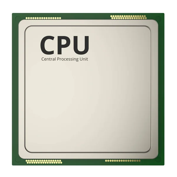 CPU chip ή μικροτσίπ — Φωτογραφία Αρχείου