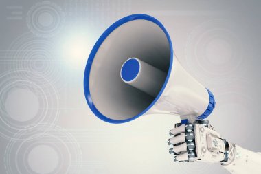 robot el holding megafon