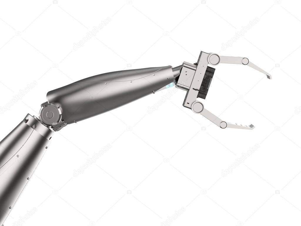 metal robotic arm