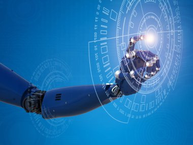 robot el sanal grafikle çalışma
