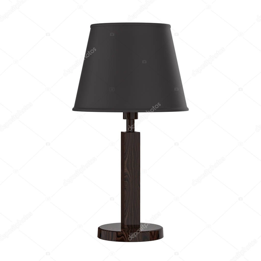 table lamp isolated on white