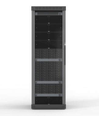 sunucu bilgisayarı beyaz arka plan üzerinde