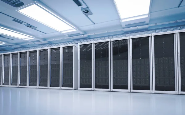Server room or server computers — Stock Photo, Image