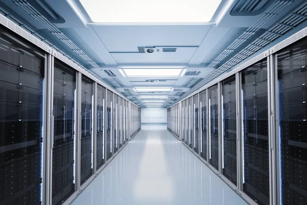 Server room or server computers — Stock Photo, Image