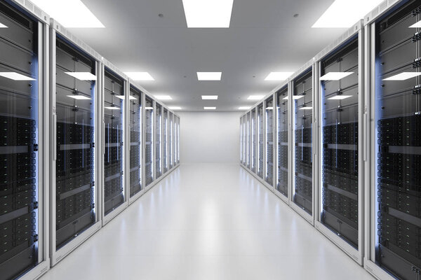 server room or server computers