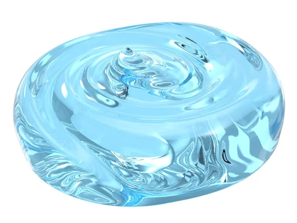 Blauwe cosmetische gel — Stockfoto