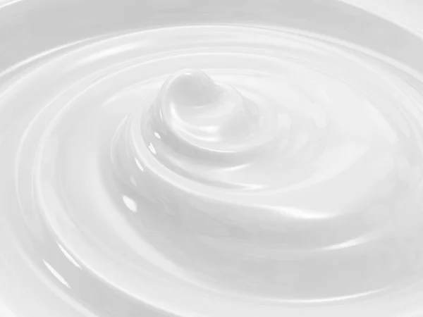 Swirl cosmetic cream — Stock Photo, Image