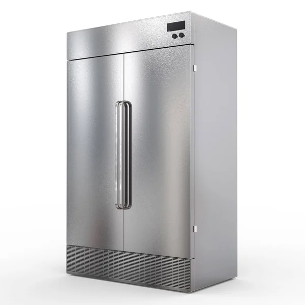 Fridge with side by side doors — Stock Photo, Image