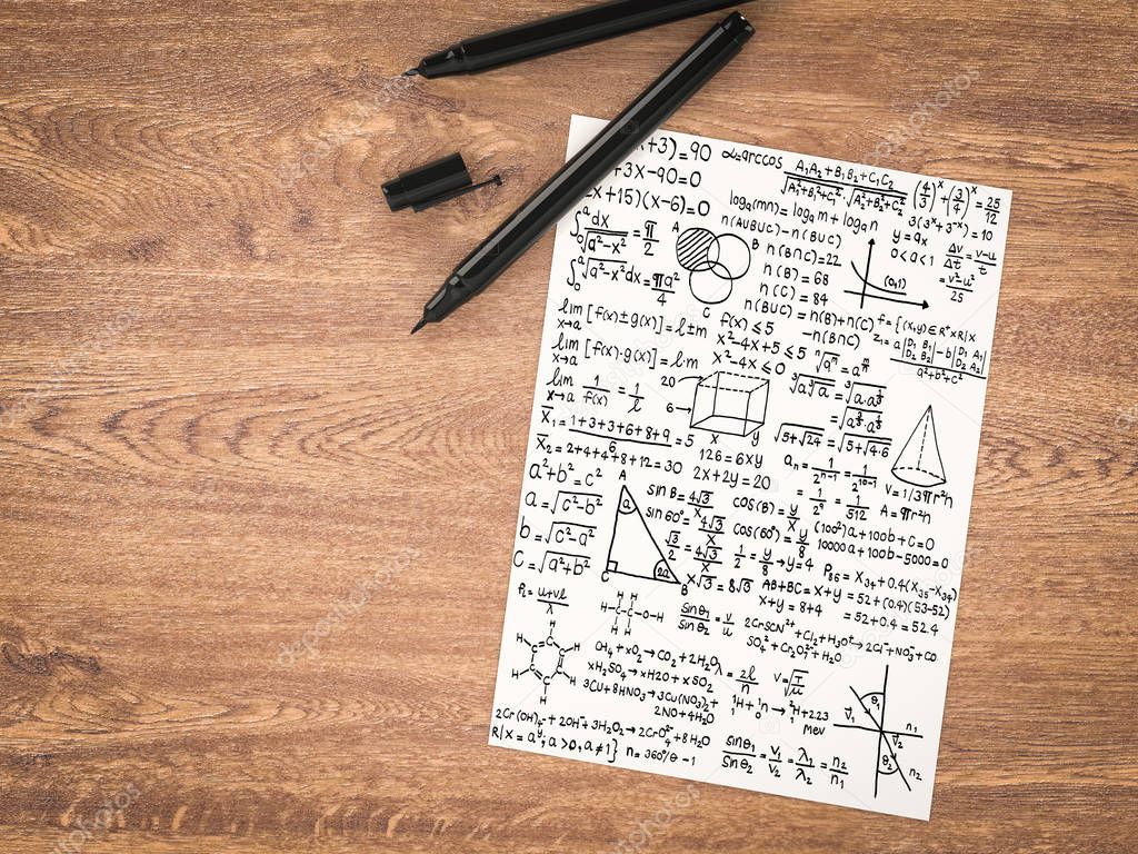 math learning with note