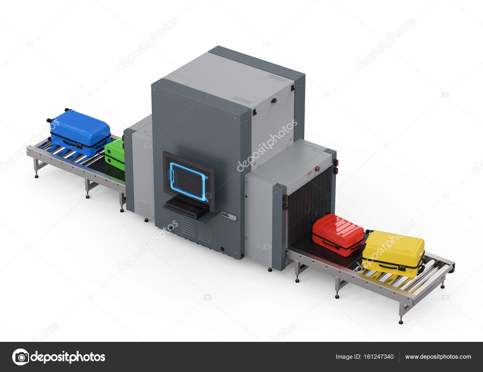 Airport Security Conveyor Belt
