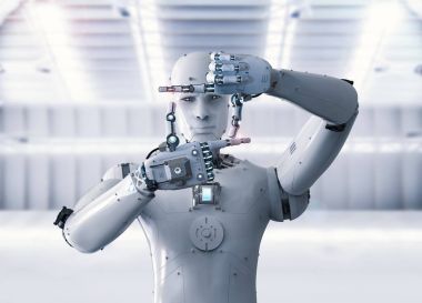 Robot ölçü parmak ile