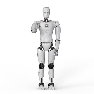 robot el işaret eden.